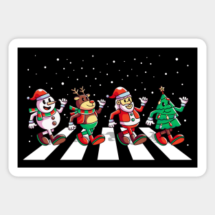 A Christmas Road Sticker